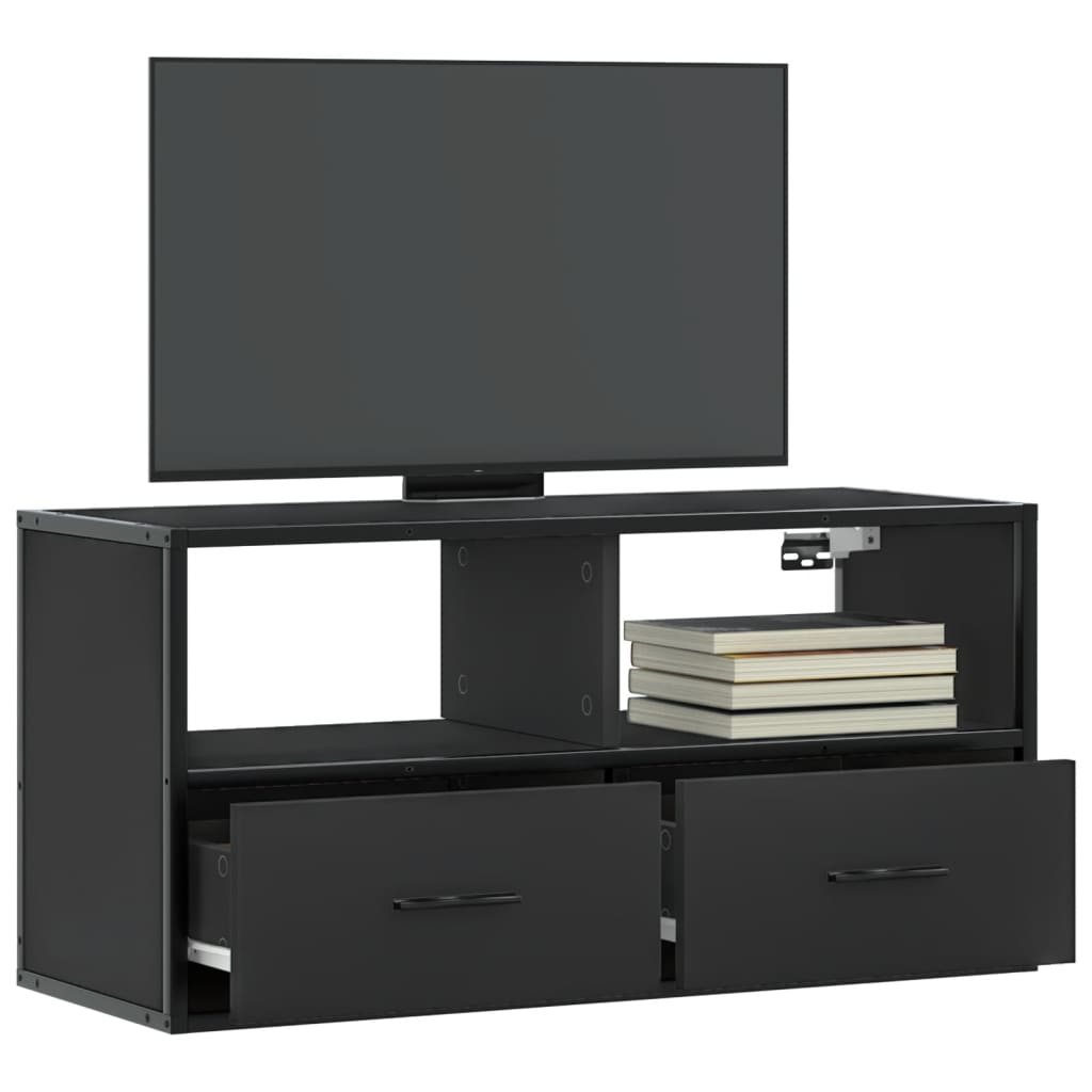 Tv Skříňka 60 X 31 X 39,5 Cm Kompozitní Dřevo A Kov