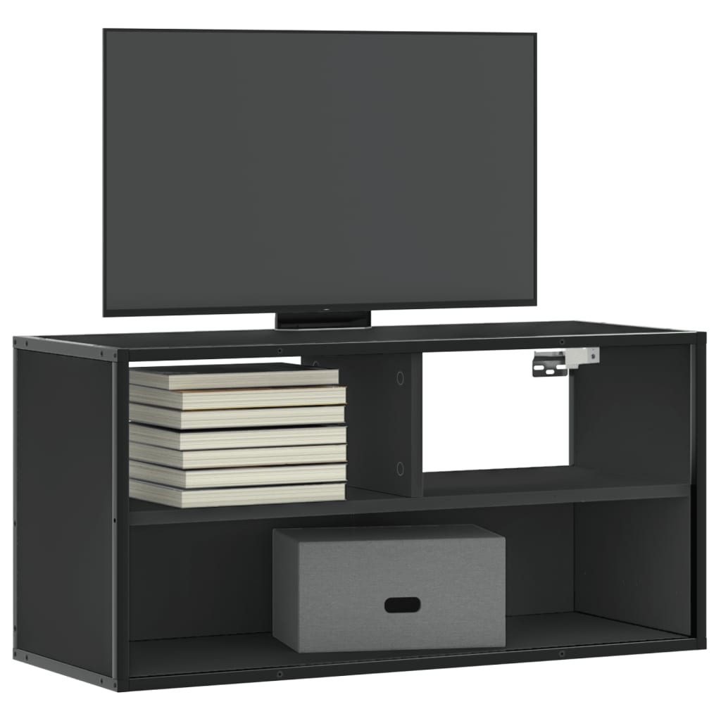 Tv Skříňka 100X31X39,5 Cm Kompozitní Dřevo A Kov
