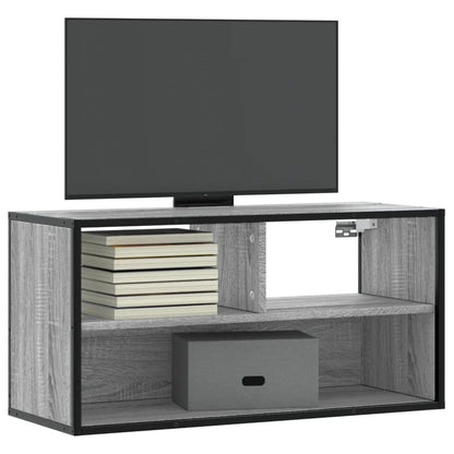 Tv Skříňka 100X31X39,5 Cm Kompozitní Dřevo A Kov