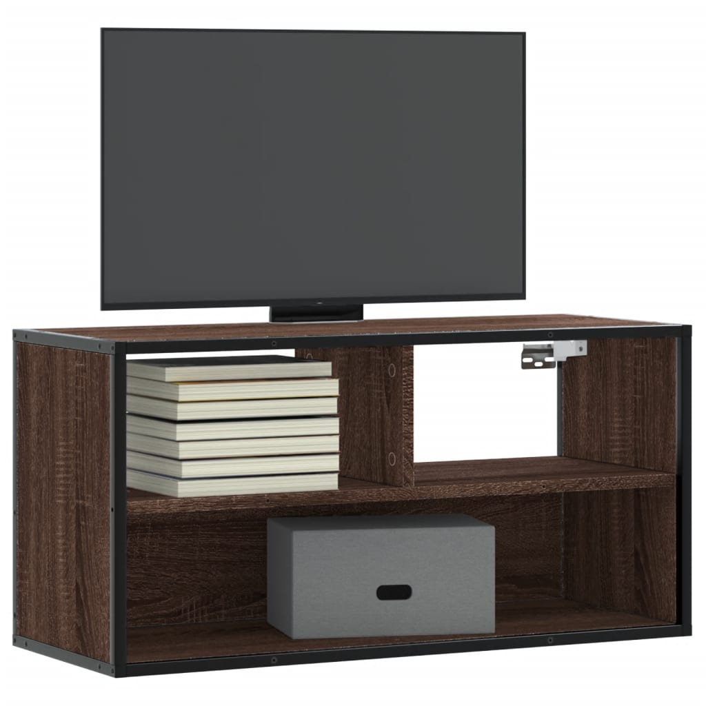 Tv Skříňka 100X31X39,5 Cm Kompozitní Dřevo A Kov