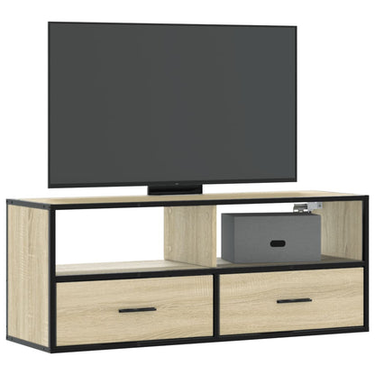 Tv Skříňka 60 X 31 X 39,5 Cm Kompozitní Dřevo A Kov