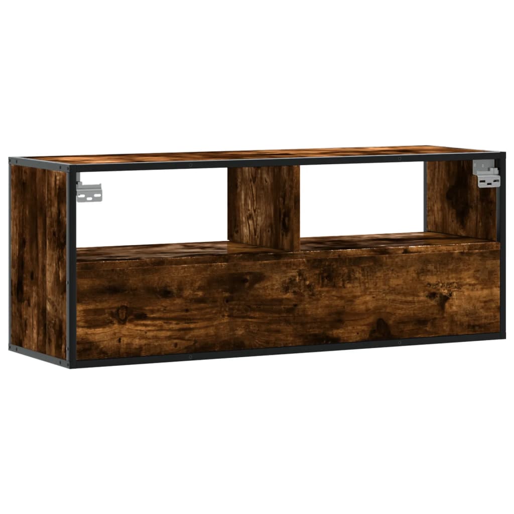 Tv Skříňka 100X31X39,5 Cm Kompozitní Dřevo A Kov
