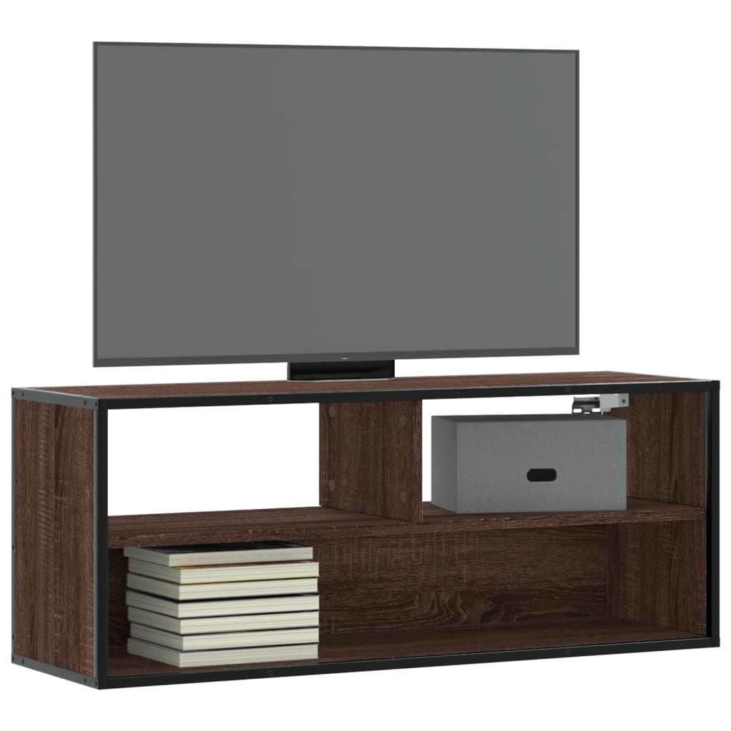 Tv Skříňka 100X31X39,5 Cm Kompozitní Dřevo A Kov