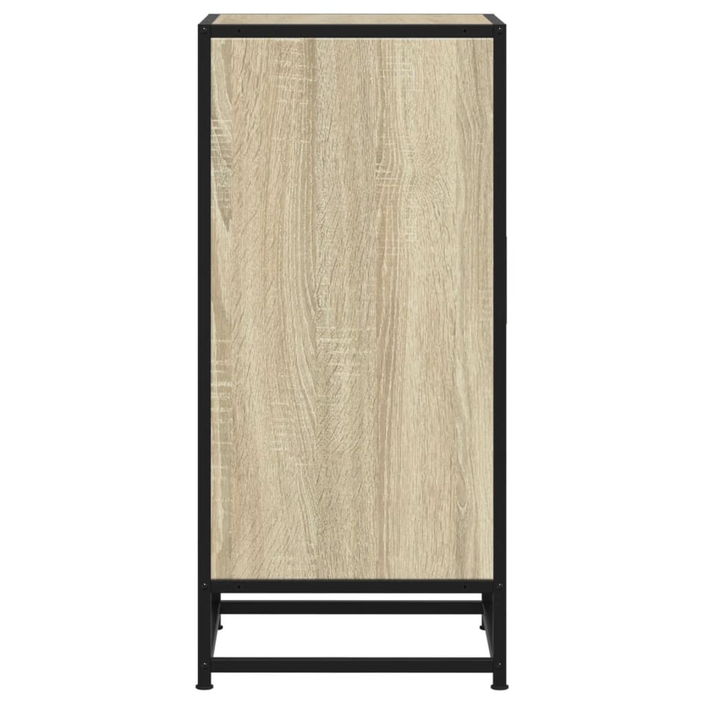 Příborník Dub Sonoma 35,5 X 35 X 76 Cm Kompozitní Dřevo A Kov