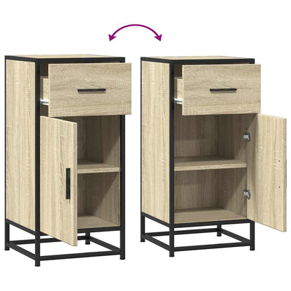 Příborník 35,5 X 35 X 76 Cm Kompozitní Dřevo A Kov