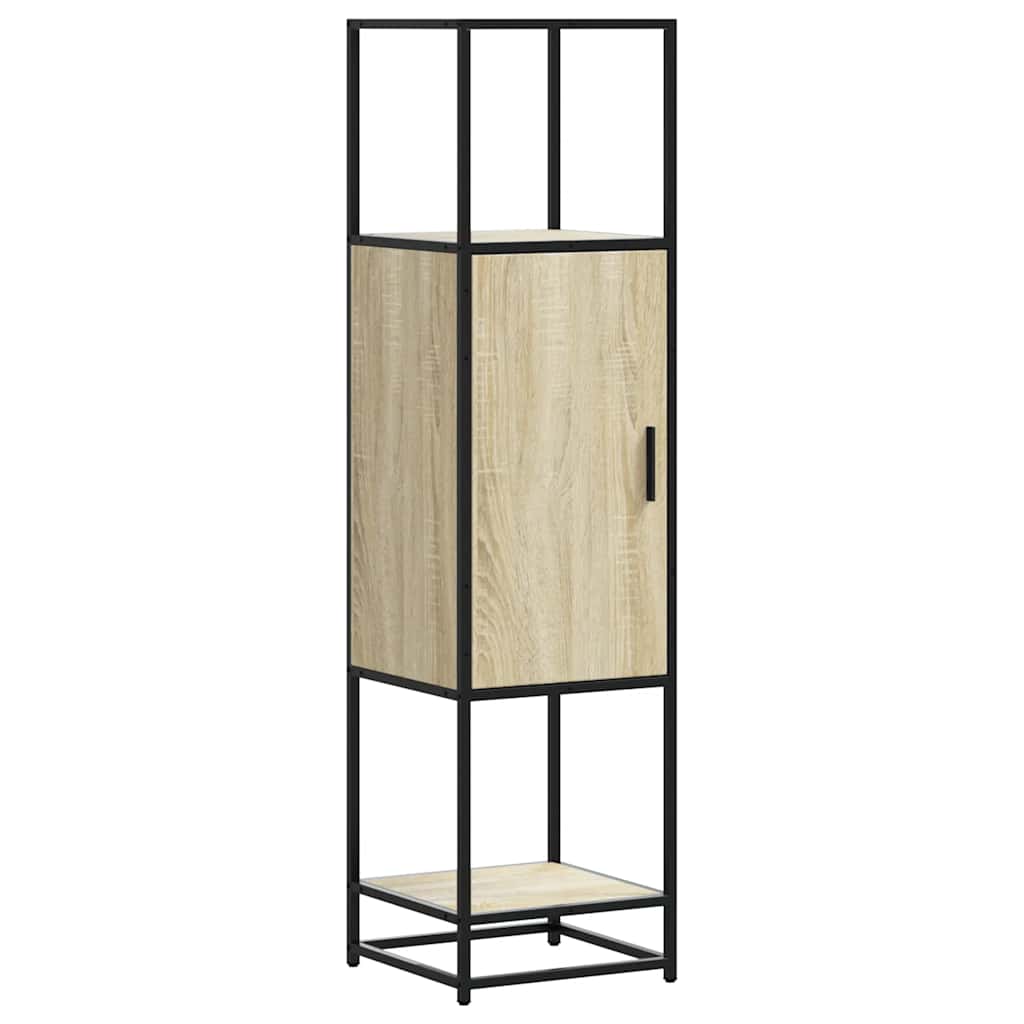 Skříň Highboard 35,5X35X139 Cm Kompozit A Kov