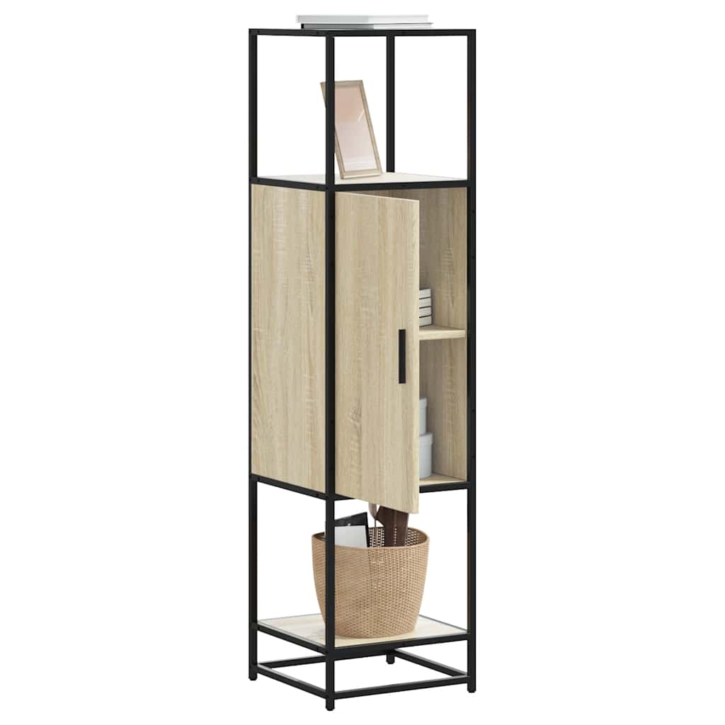 Skříň Highboard 35,5X35X139 Cm Kompozit A Kov