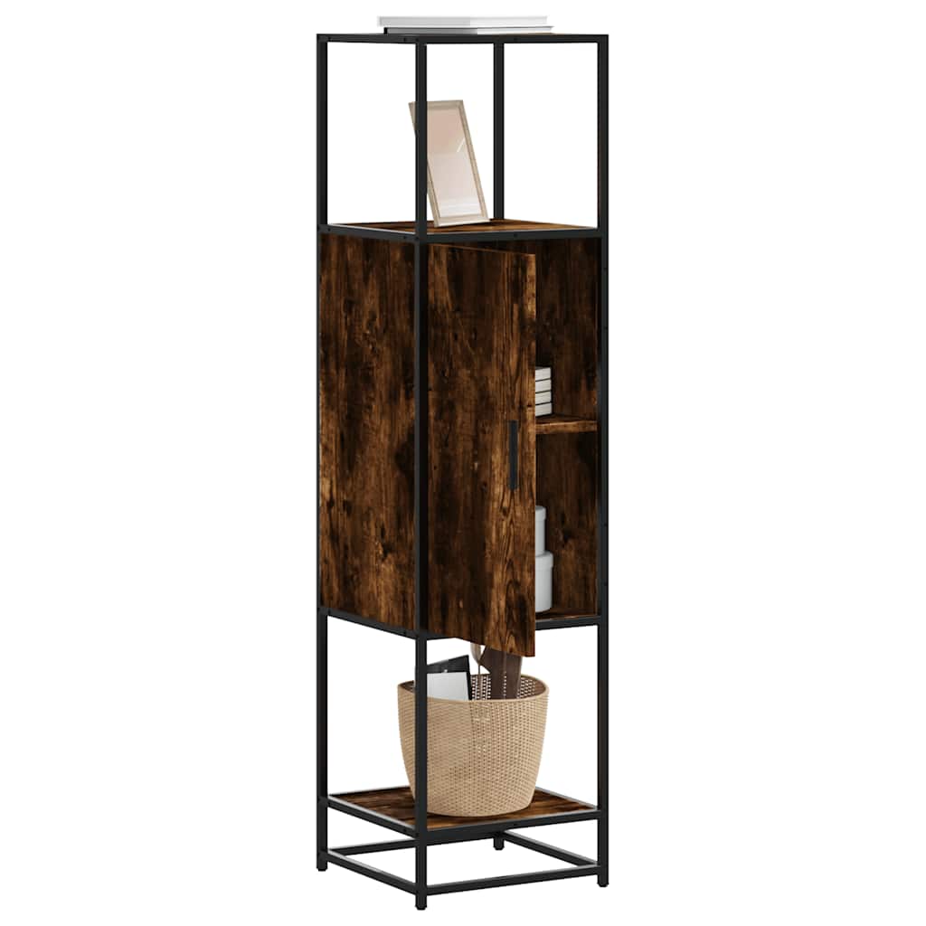 Skříň Highboard 35,5X35X139 Cm Kompozit A Kov