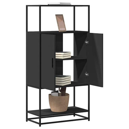 Skříň Highboard 68X35X139Cm Kompozitní Dřevo A Kov