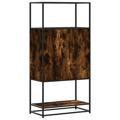 Skříň Highboard 68X35X139Cm Kompozitní Dřevo A Kov
