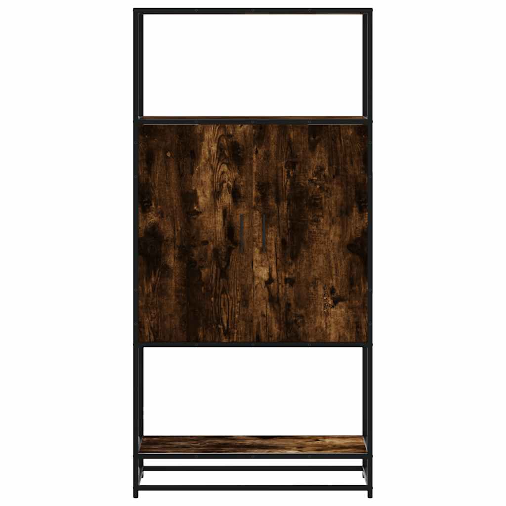Skříň Highboard 68X35X139Cm Kompozitní Dřevo A Kov