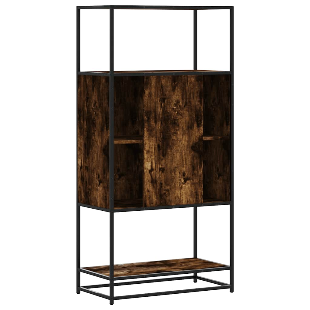 Skříň Highboard 68X35X139Cm Kompozitní Dřevo A Kov
