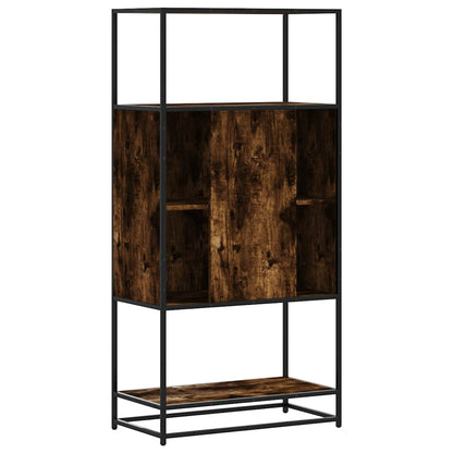 Skříň Highboard 68X35X139Cm Kompozitní Dřevo A Kov