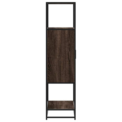 Skříň Highboard 68X35X139Cm Kompozitní Dřevo A Kov