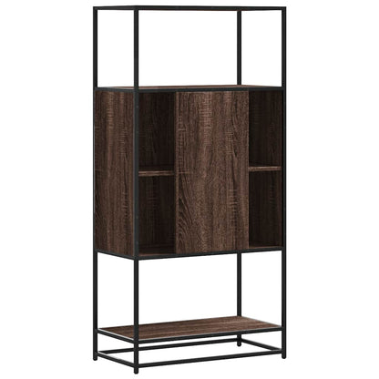 Skříň Highboard 68X35X139Cm Kompozitní Dřevo A Kov