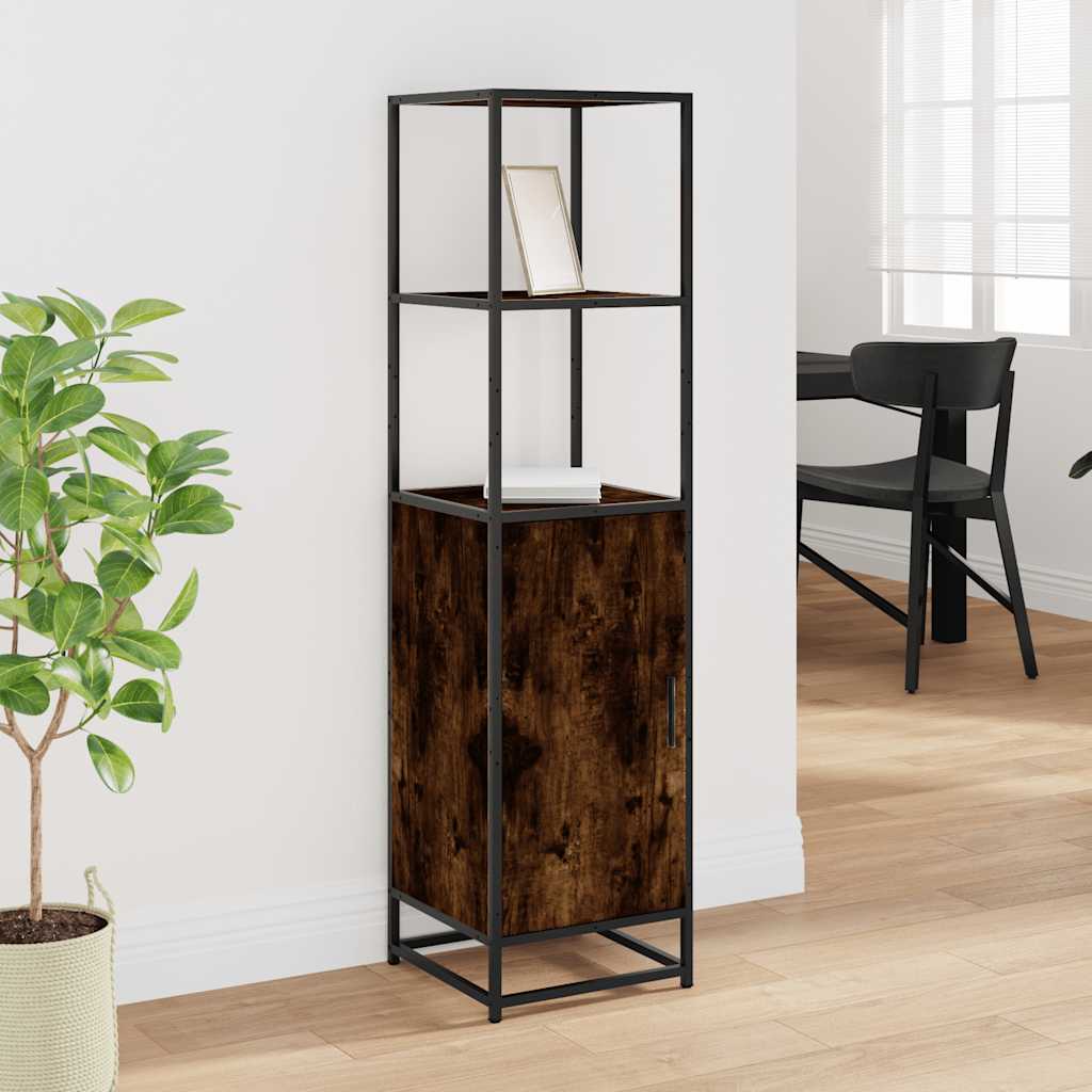 Skříň Highboard 35,5X35X139 Cm Kompozit A Kov