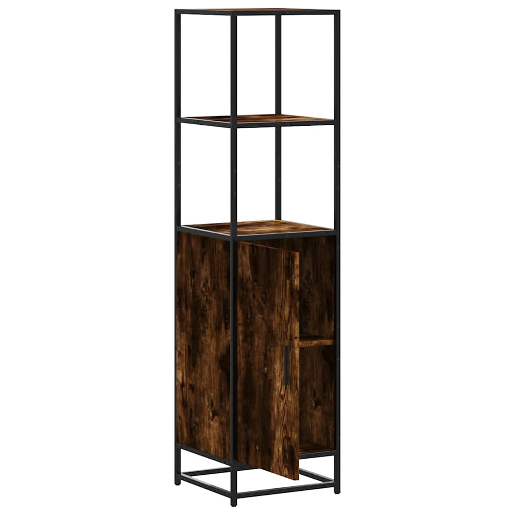 Skříň Highboard 35,5X35X139 Cm Kompozit A Kov