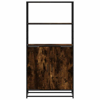Skříň Highboard 68X35X139Cm Kompozitní Dřevo A Kov