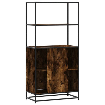 Skříň Highboard 68X35X139Cm Kompozitní Dřevo A Kov
