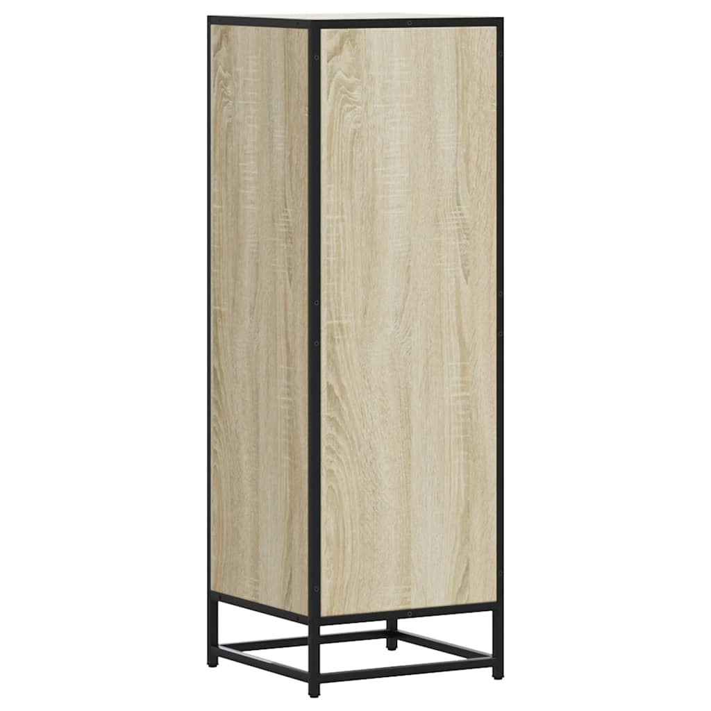 Skříň Highboard Dub Sonoma 35,5X35X106,5 Cm Kompozit A Kov