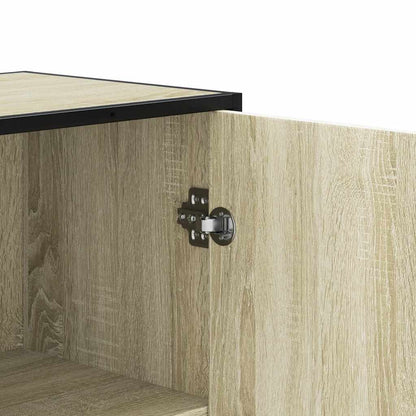 Skříň Highboard Dub Sonoma 35,5X35X106,5 Cm Kompozit A Kov