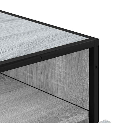 Zásuvková Skříňka Šedá Sonoma 70X41X70 Cm Kompozitní Dřevo