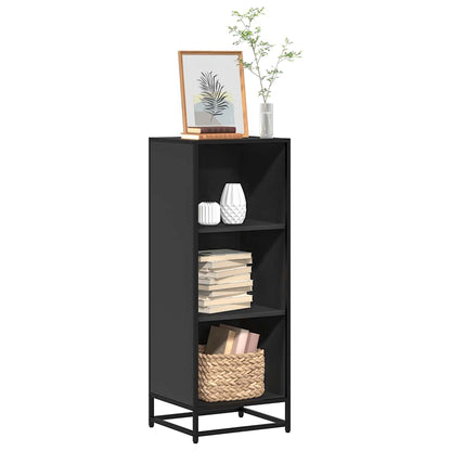 Knihovna Černá 60 X 35 X 170,5 Cm Kompozitní Dřevo Černá