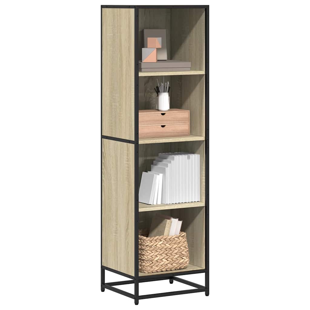 Knihovna 60 X 35 X 170,5 Cm Kompozitní Dřevo Dub Sonoma