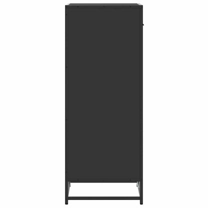 Botník Černý 48X38X97,5 Cm Kompozitní Dřevo