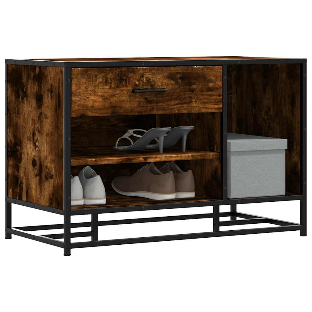 Lavice S Botníkem 80X40X53,5 Cm Kompozit A Kovu