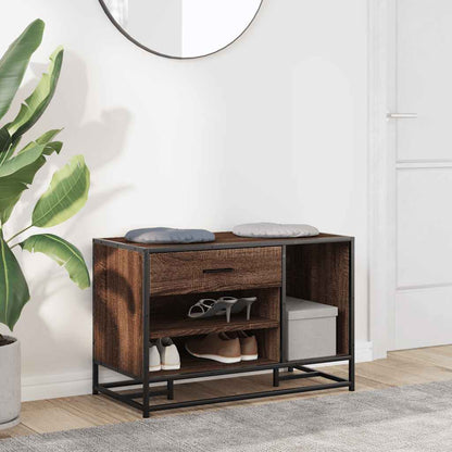 Lavice S Botníkem 80X40X53,5 Cm Kompozit A Kovu