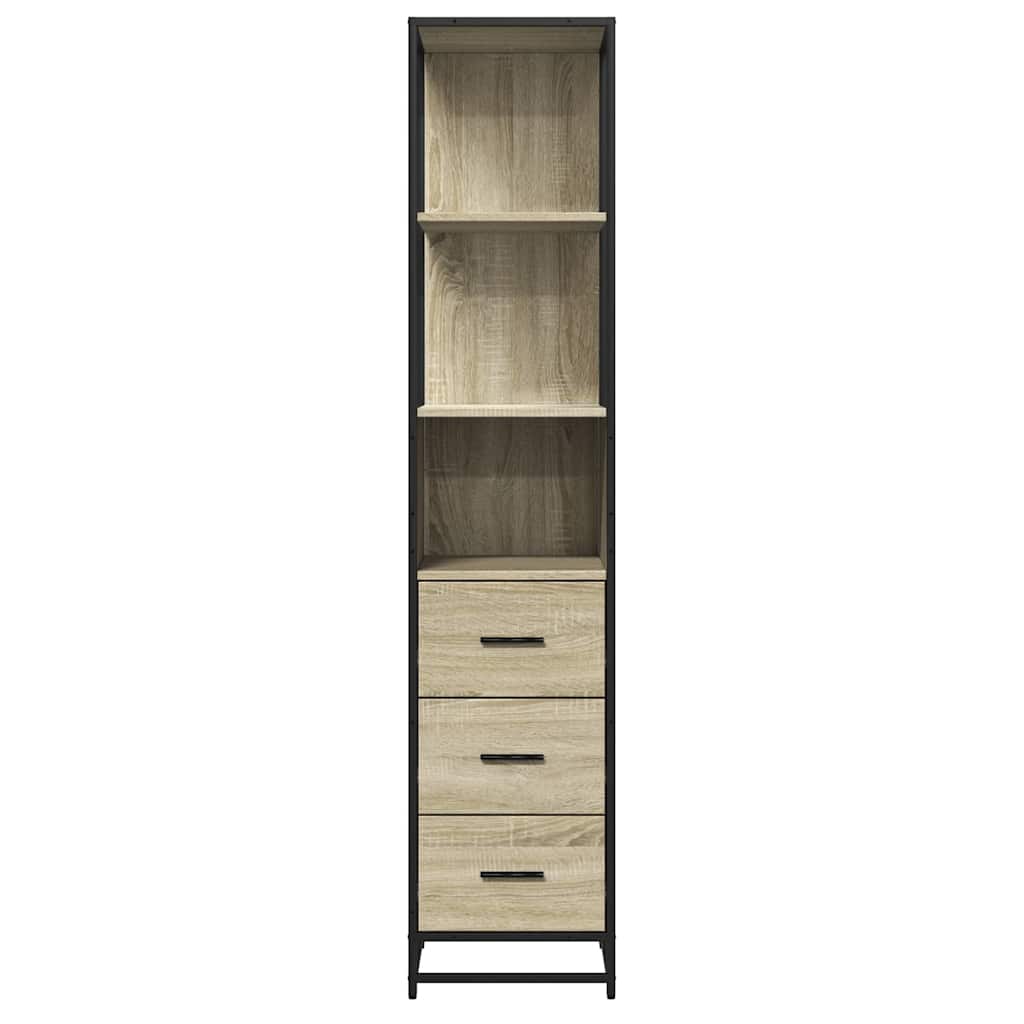 Koupelnová Skříňka 35X37,5X166 Cm Kompozitní Dřevo