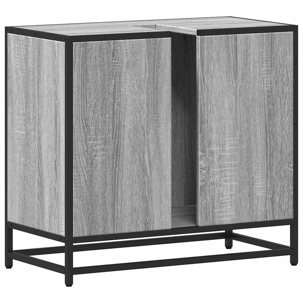 Koupelnová Skříňka Pod Umyvadlo Šedá Sonoma 65X33X60Cm Kompozit