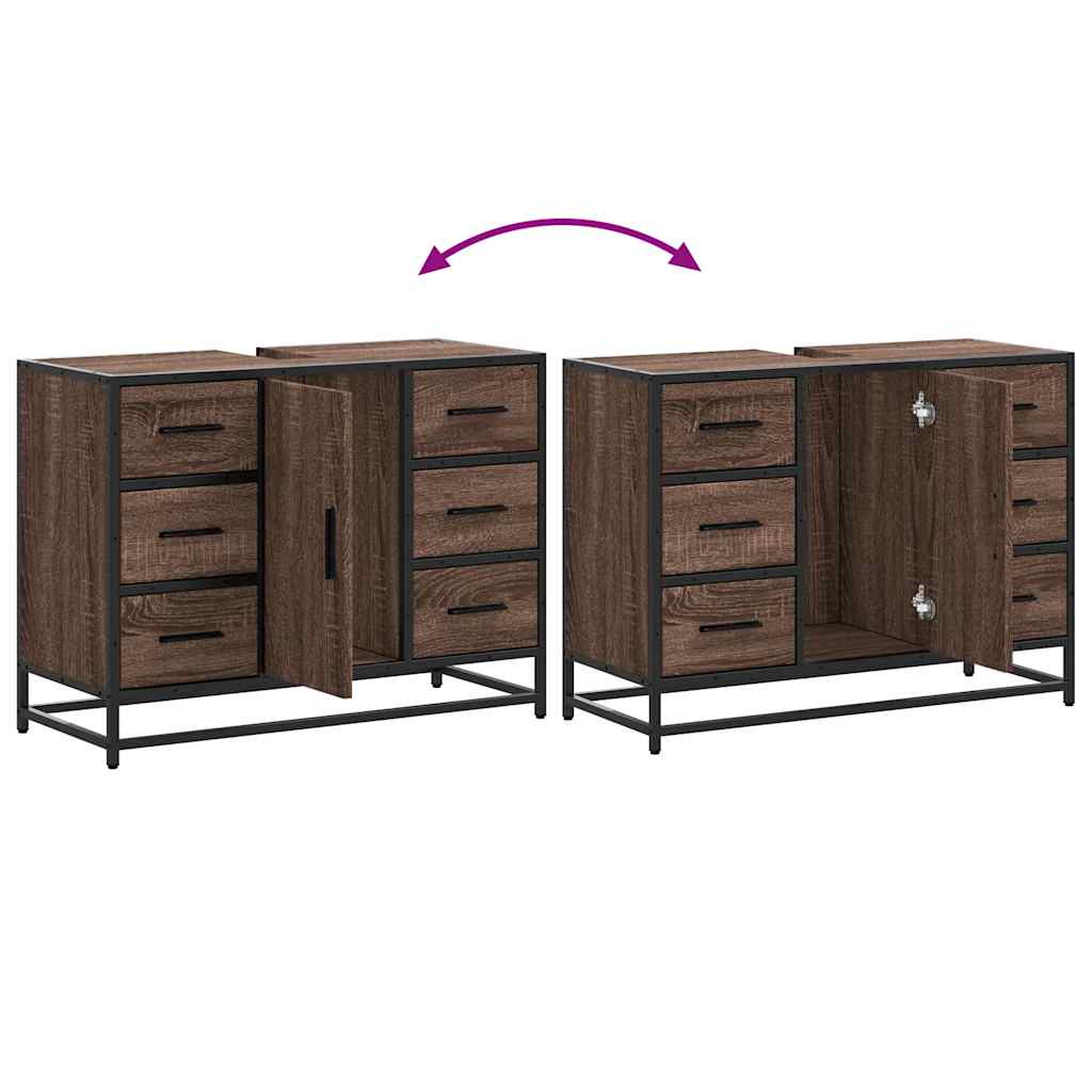 Koupelnová Skříňka Pod Umyvadlo 80X33X60 Cm Kompozit