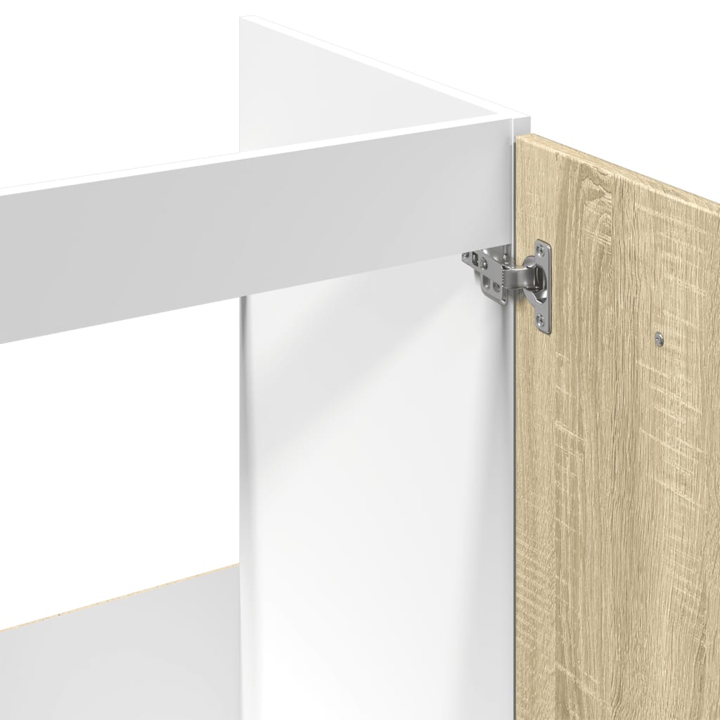 Spodní Skříňka 80 X 46 X 81,5 Cm Kompozitní Dřevo Dub Sonoma