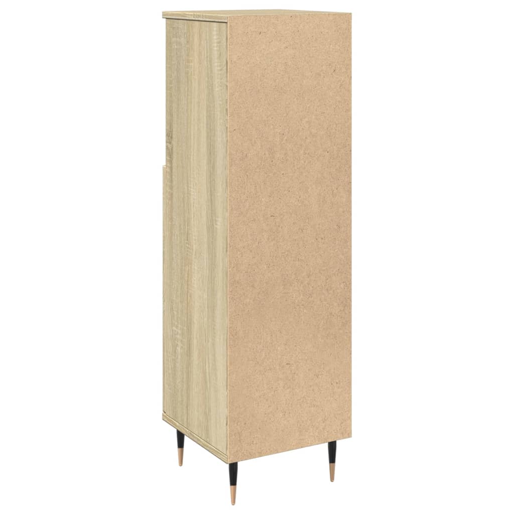 Koupelnová Skříňka 30 X 30 X 100 Cm Kompozitní Dřevo