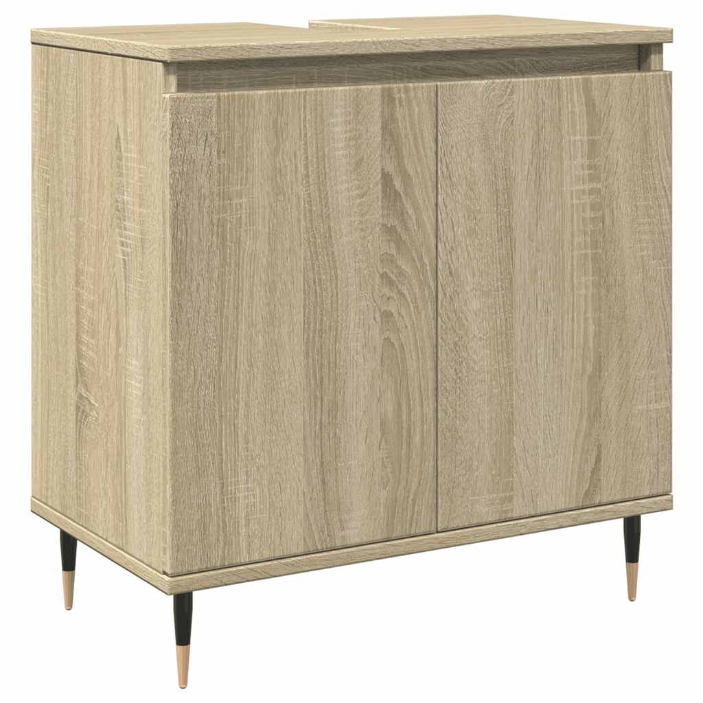 Koupelnová Skříňka 58 X 33 X 60 Cm Kompozitní Dřevo
