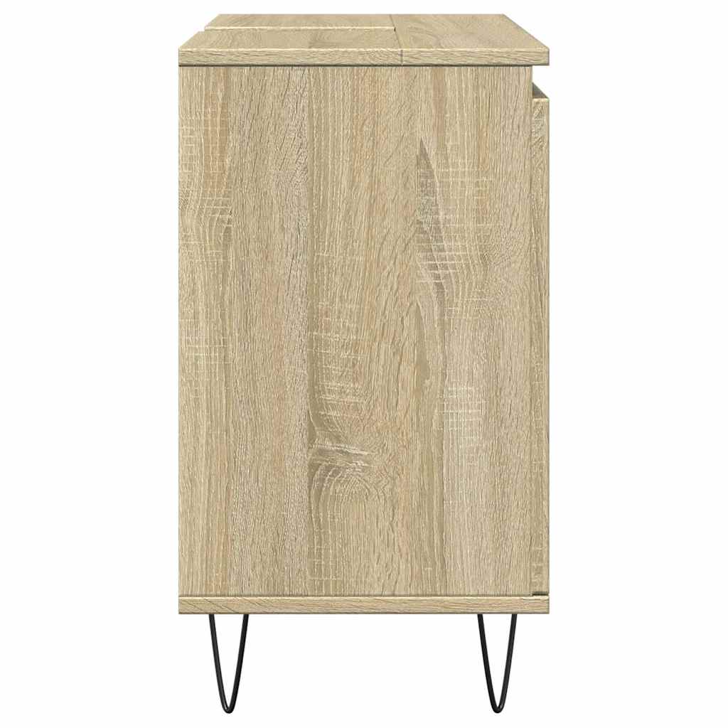 Koupelnová Skříňka Dub Sonoma 58 X 33 X 60 Cm Kompozitní Dřevo