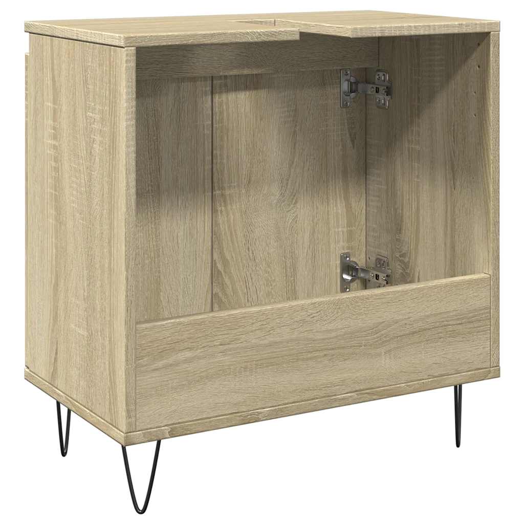 Koupelnová Skříňka Dub Sonoma 58 X 33 X 60 Cm Kompozitní Dřevo