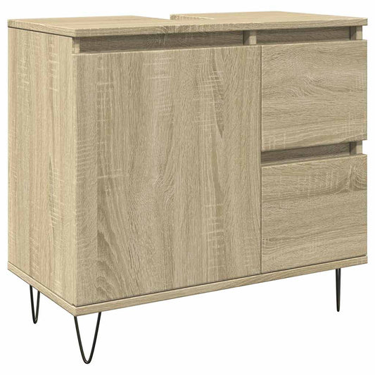 Koupelnová Skříňka 65 X 33 X 60 Cm Kompozitní Dřevo