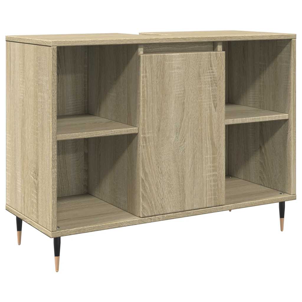 Koupelnová Skříňka Dub Sonoma 80 X 33 X 60 Cm Kompozitní Dřevo