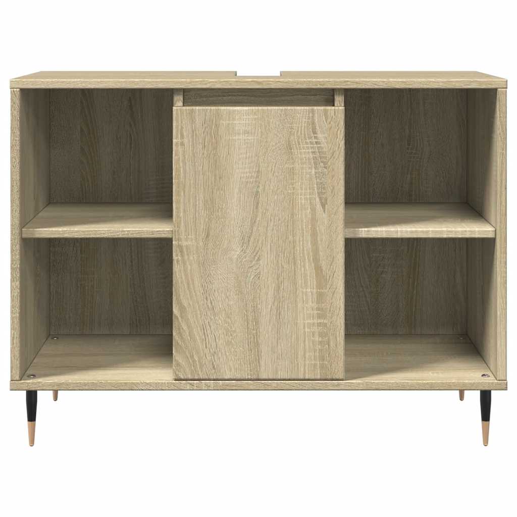 Koupelnová Skříňka Dub Sonoma 80 X 33 X 60 Cm Kompozitní Dřevo