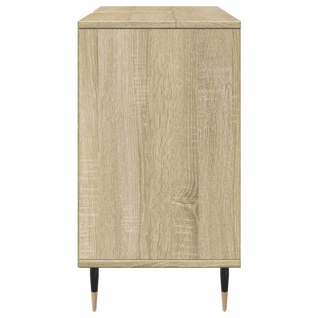 Koupelnová Skříňka Dub Sonoma 80 X 33 X 60 Cm Kompozitní Dřevo