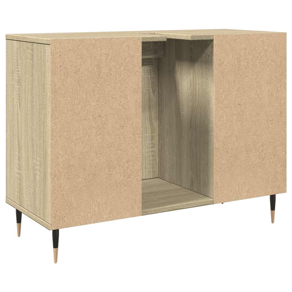 Koupelnová Skříňka Dub Sonoma 80 X 33 X 60 Cm Kompozitní Dřevo