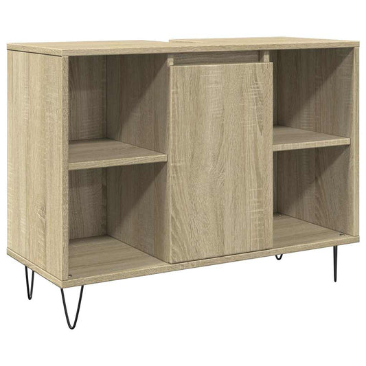 Koupelnová Skříňka Dub Sonoma 80 X 33 X 60 Cm Kompozitní Dřevo