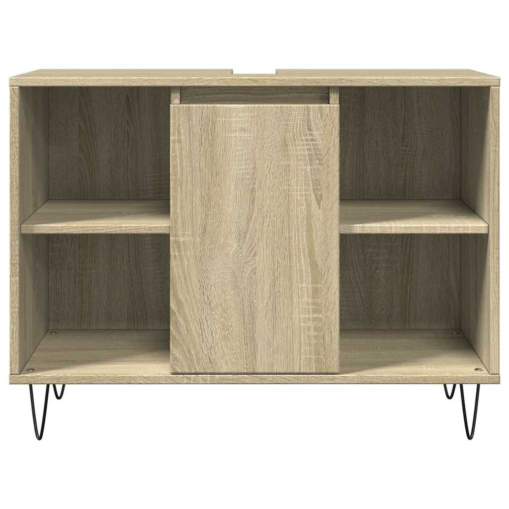 Koupelnová Skříňka Dub Sonoma 80 X 33 X 60 Cm Kompozitní Dřevo