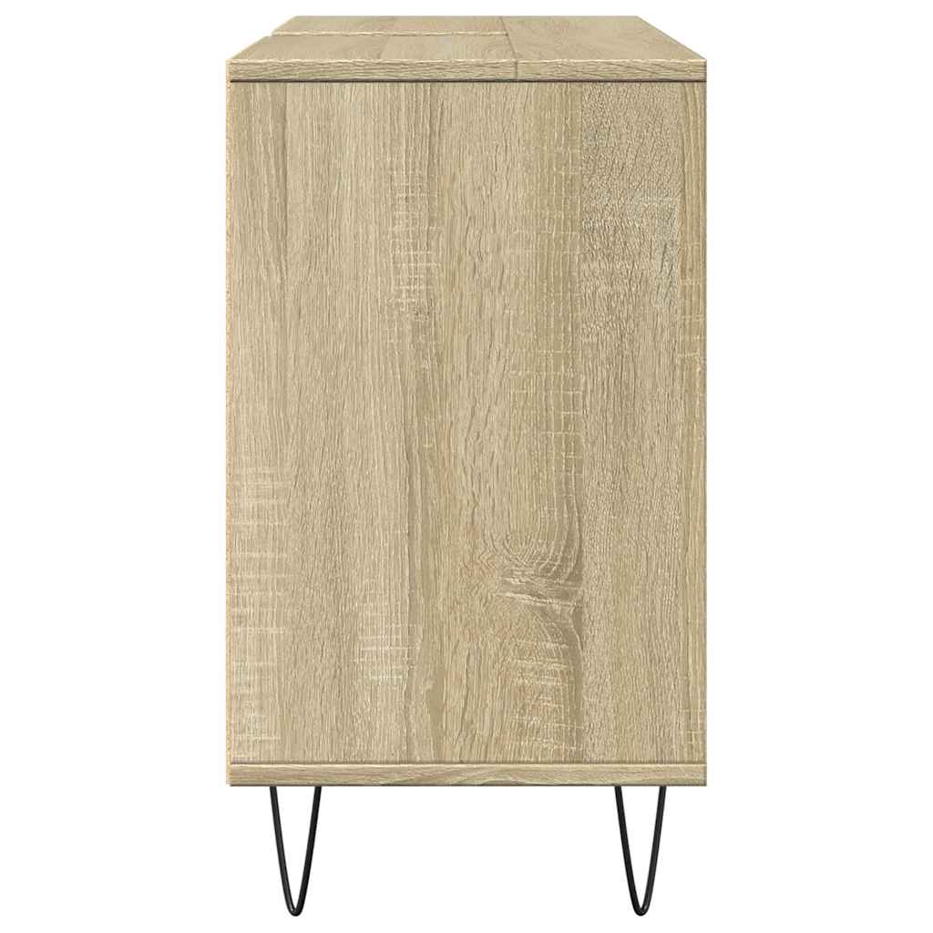 Koupelnová Skříňka Dub Sonoma 80 X 33 X 60 Cm Kompozitní Dřevo