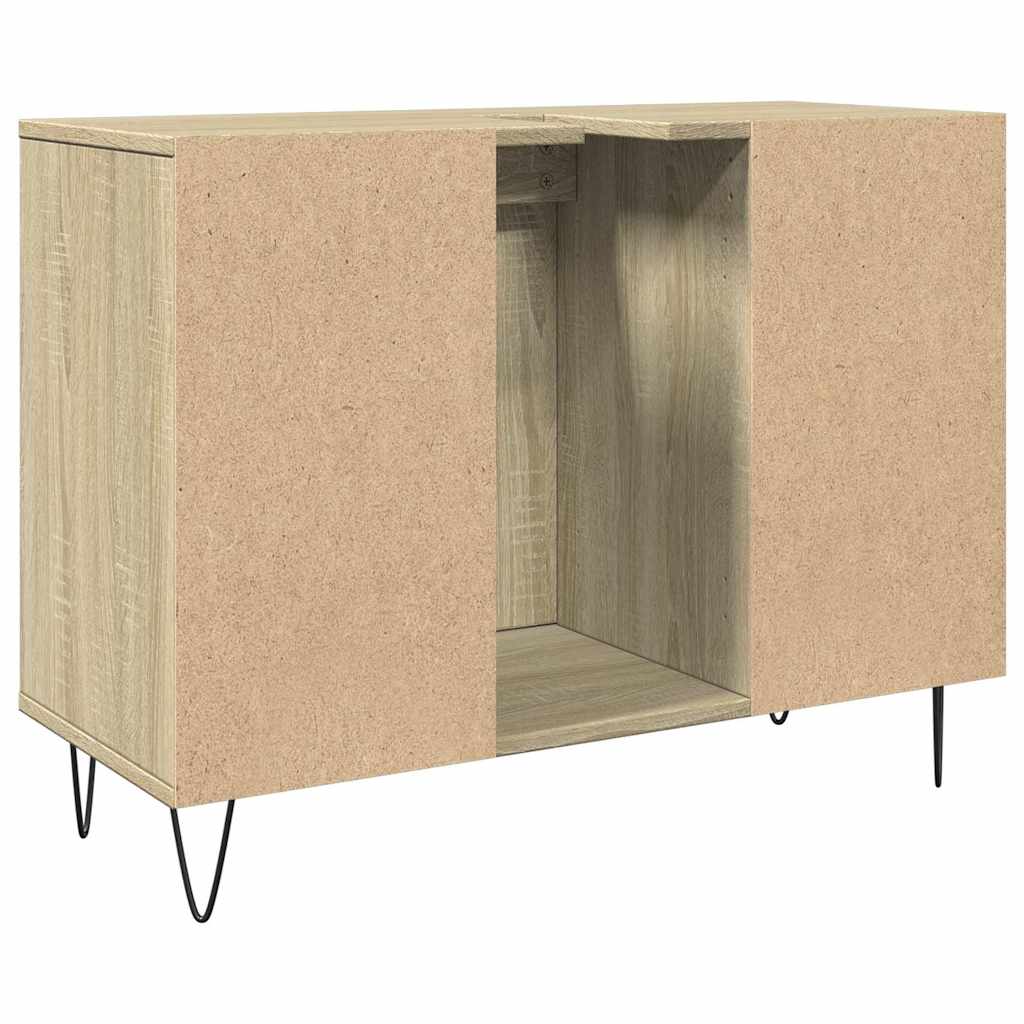 Koupelnová Skříňka Dub Sonoma 80 X 33 X 60 Cm Kompozitní Dřevo