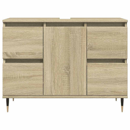 Koupelnová Skříňka 80 X 33 X 60 Cm Kompozitní Dřevo