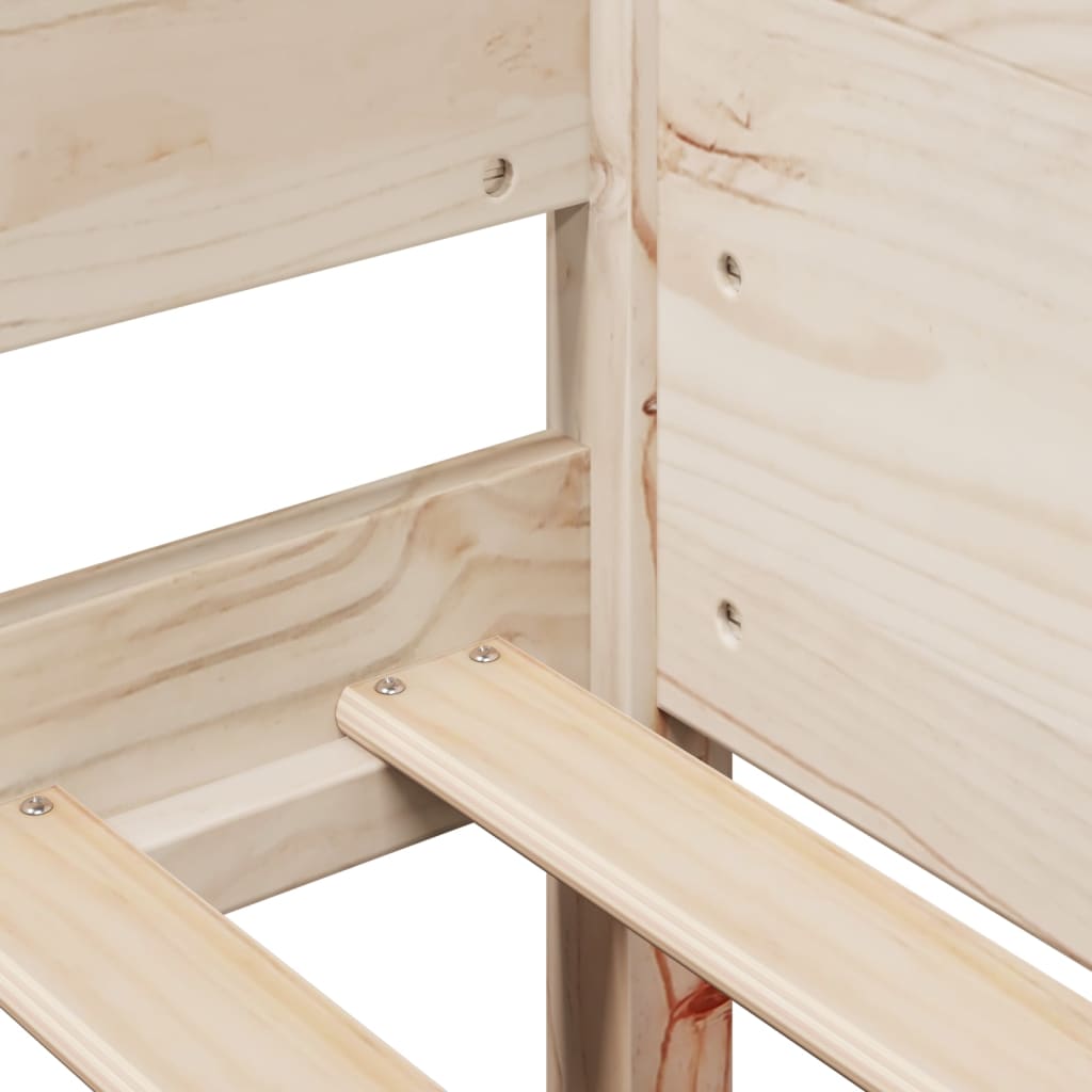 Postel Bez Matrace Masivní Borovice